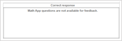 Math App questions are not available for feedback.
